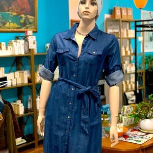 Banana Republic denim dress.